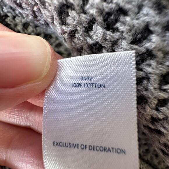 Ivivva Athletica Girl's Gray/Black Long Open Hooded Cardigan VGUC 12 - Picture 7 of 7